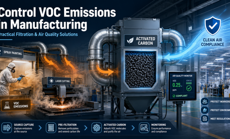 How to Control VOC Emissions in Manufacturing: A Practical Guide